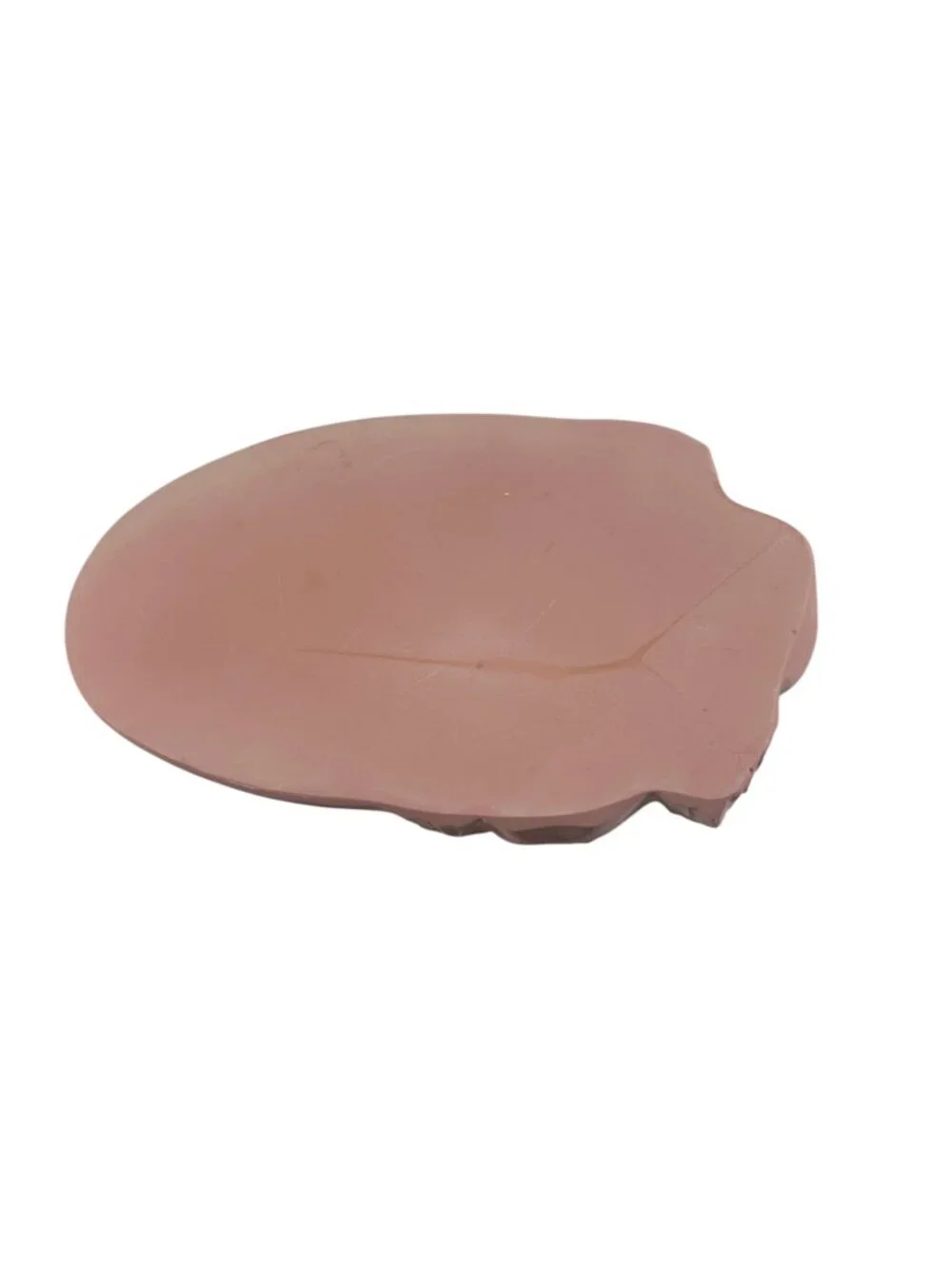 Vintage Dina Soapstone Soap Dish Rose Pink Flower Cottagecore Bathroom Decor